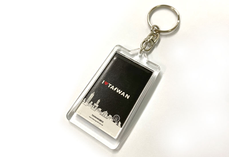 印象台灣 彩色壓克力鑰匙圈